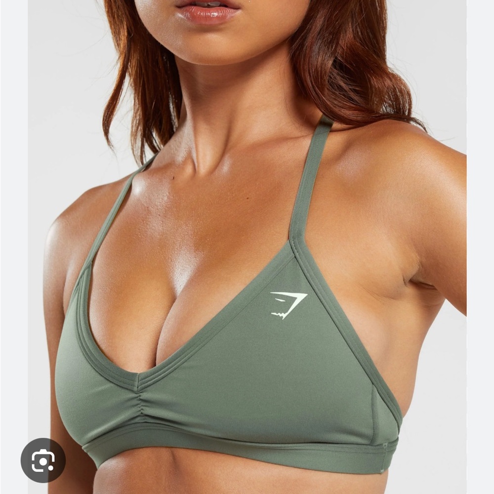 Size M - Green Gymshark Minimal sports bra